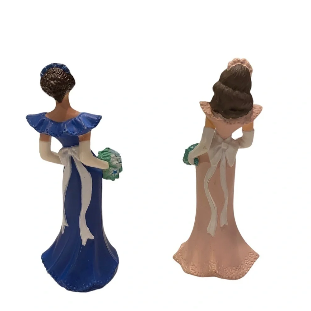 Wilton Bridesmaid in Pink/Blue Dress Cake Topper Figurines Decoration 1991